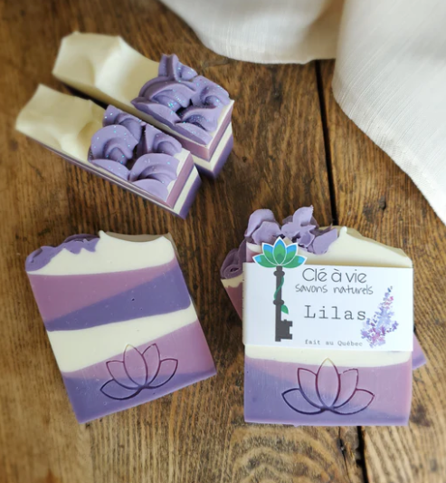 Savon naturel - Lilas - Clé à vie